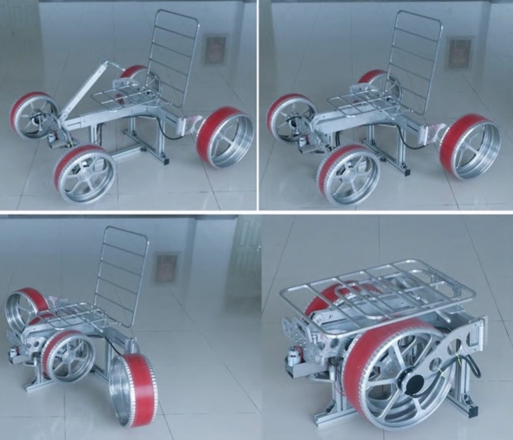 A prototype of the emergency return vehicle was developed and used for performance tests. Photo: Handout A prototype of the emergency return vehicle was developed and used for performance tests. Photo: Handout