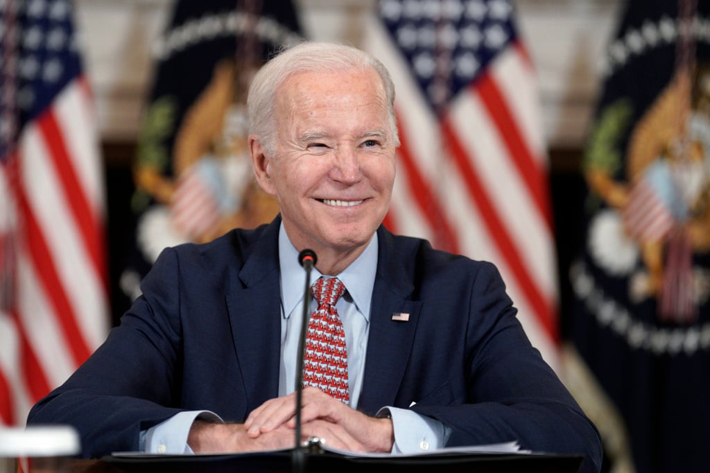 US President Joe Biden has yet to announce his re-election bid, but he remains the top Democratic contender for the 2024 campaign. Photo: Abaca Press/TNS