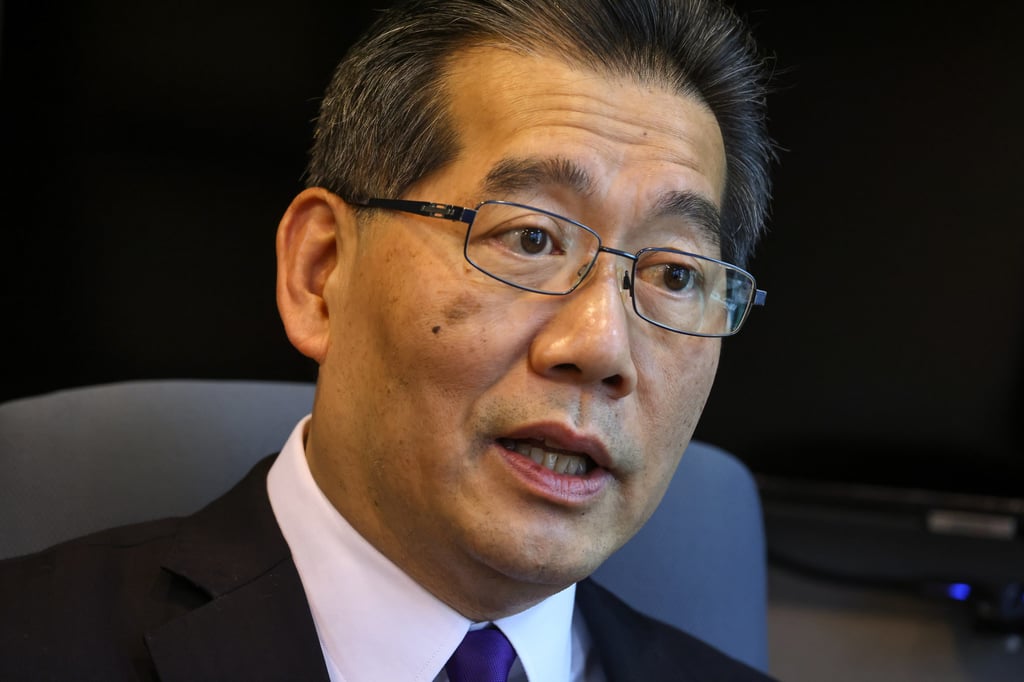 Gregory So speaking to the Post at his office in Causeway Bay. Photo: K. Y. Cheng