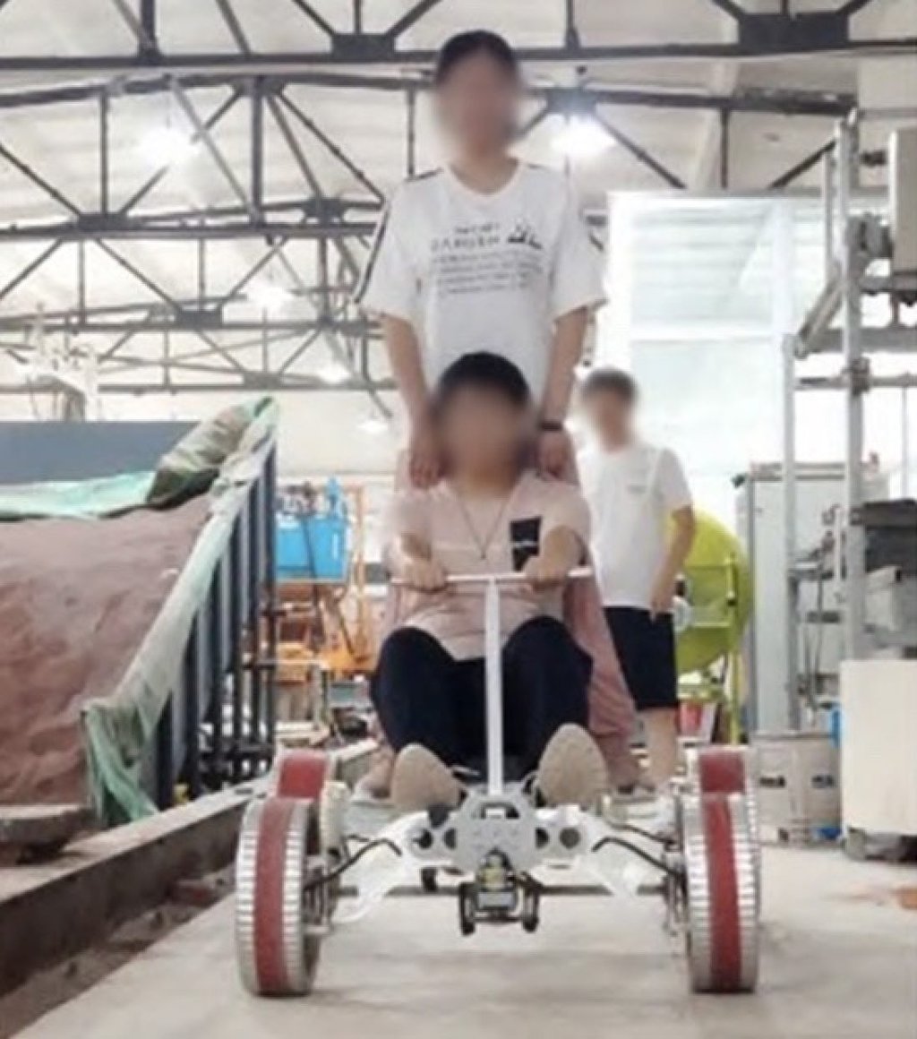 The prototype vehicle carried two people weighing 130kg in total during the tests. Photo: Handout The prototype vehicle carried two people weighing 130kg in total during the tests. Photo: Handout