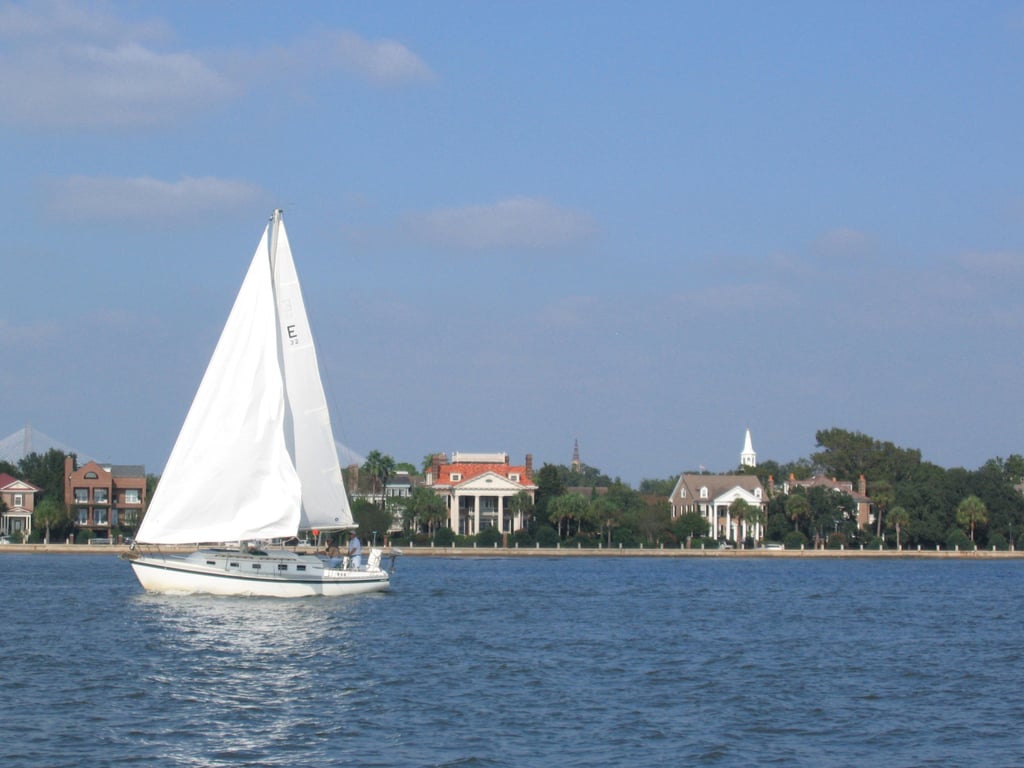 Sailing is a pastime popular with many well-off locals. Photo: Charleston Area CVB