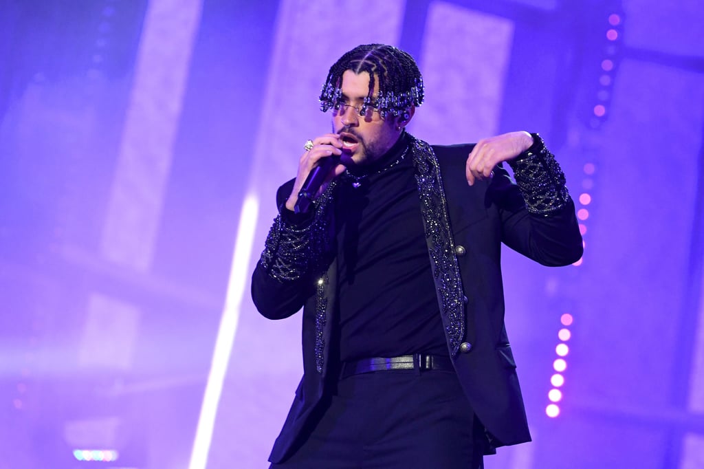 Bad Bunny performs onstage at the 2020 Billboard Music Awards at the Dolby Theatre in Los Angeles, US, in October 2020. Photo: TNS Bad Bunny performs onstage at the 2020 Billboard Music Awards at the Dolby Theatre in Los Angeles, US, in October 2020. Photo: TNS