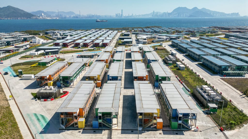 The Penny’s Bay quarantine camp on Lantau Island. Photo: Sam Tsang