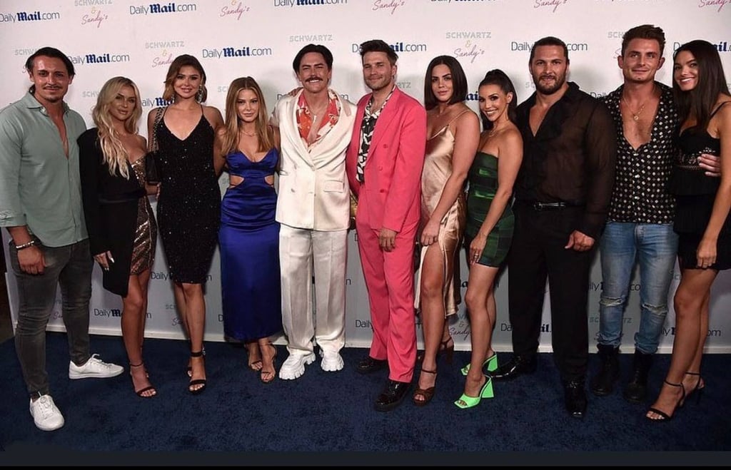 The cast of reality show Vanderpump Rules. Photo: @surrules/Instagram