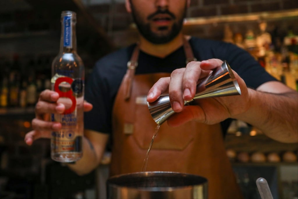 A cocktail is prepared at Hong Kong bar COA, ranked No 1 on the Asia’s 50 Best Bars 2022 list of the region’s 50 best bars. Photo: Tory Ho