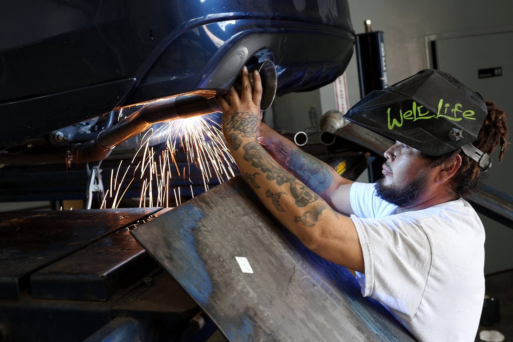 The Environmental Protection Agency proposed new tailpipe emissions limits for cars and trucks that could force 67 per cent of all new vehicles sold in the US by 2032 to be all-electric. Photo: Getty Images via AFP