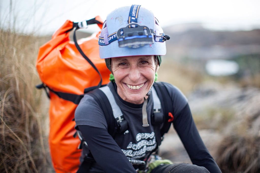 Beatriz Flamini, a Spanish mountaineer who was isolated for 500 days in a cave in southern Spain. Photo: Reuters