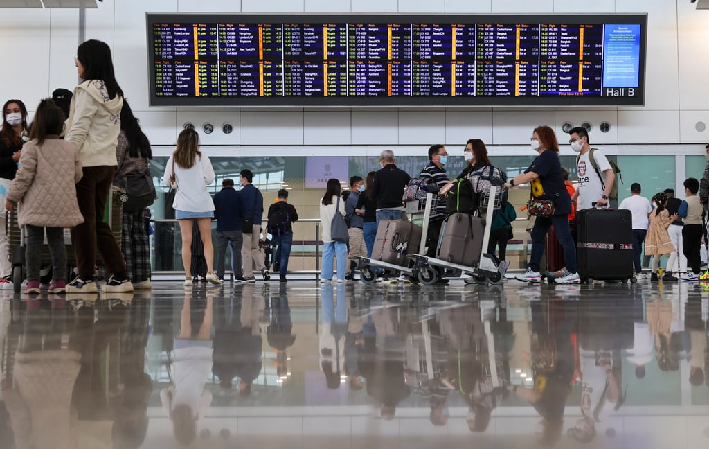 The number of passengers arriving at the Hong Kong International Airport has steadily increased this year. Photo: Yik Yeung-man