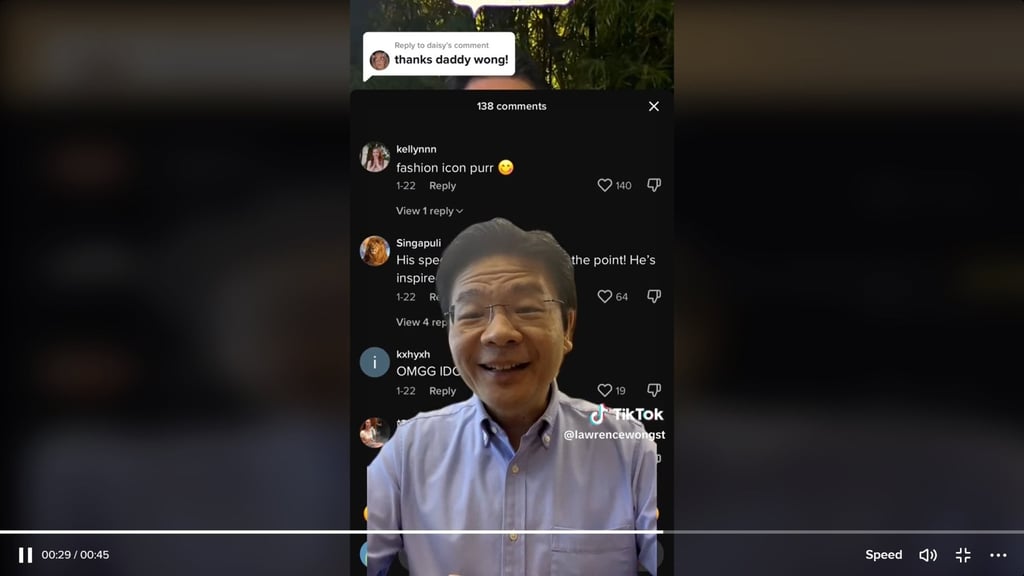 Lawrence Wong, 50, said he was “definitely not a fashion icon”. Photo: Internet