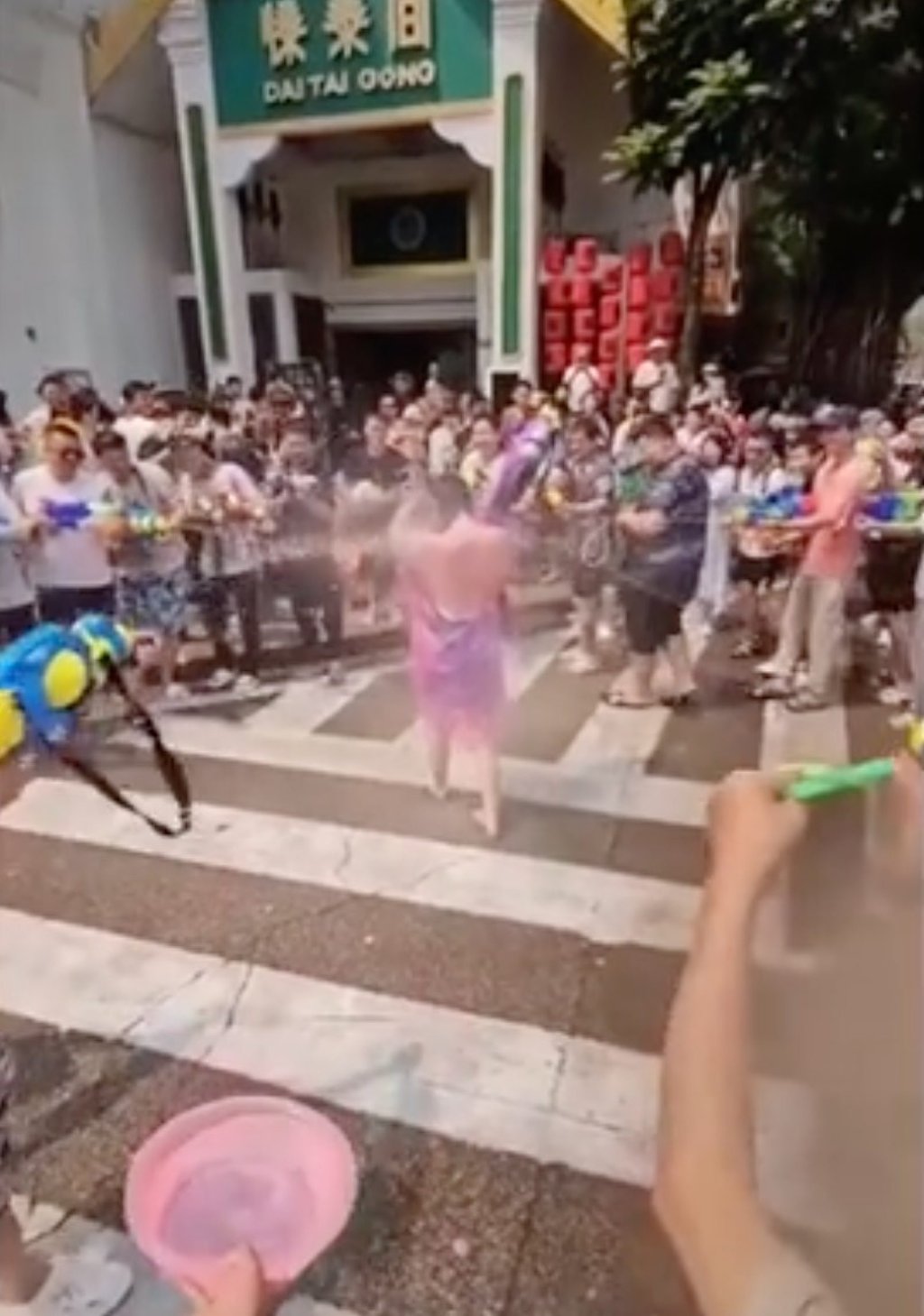 “Some men used water guns to spray water at her genitals and made her feel terrible,” a friend of the woman tells a mainland media outlet. Photo: Douyin