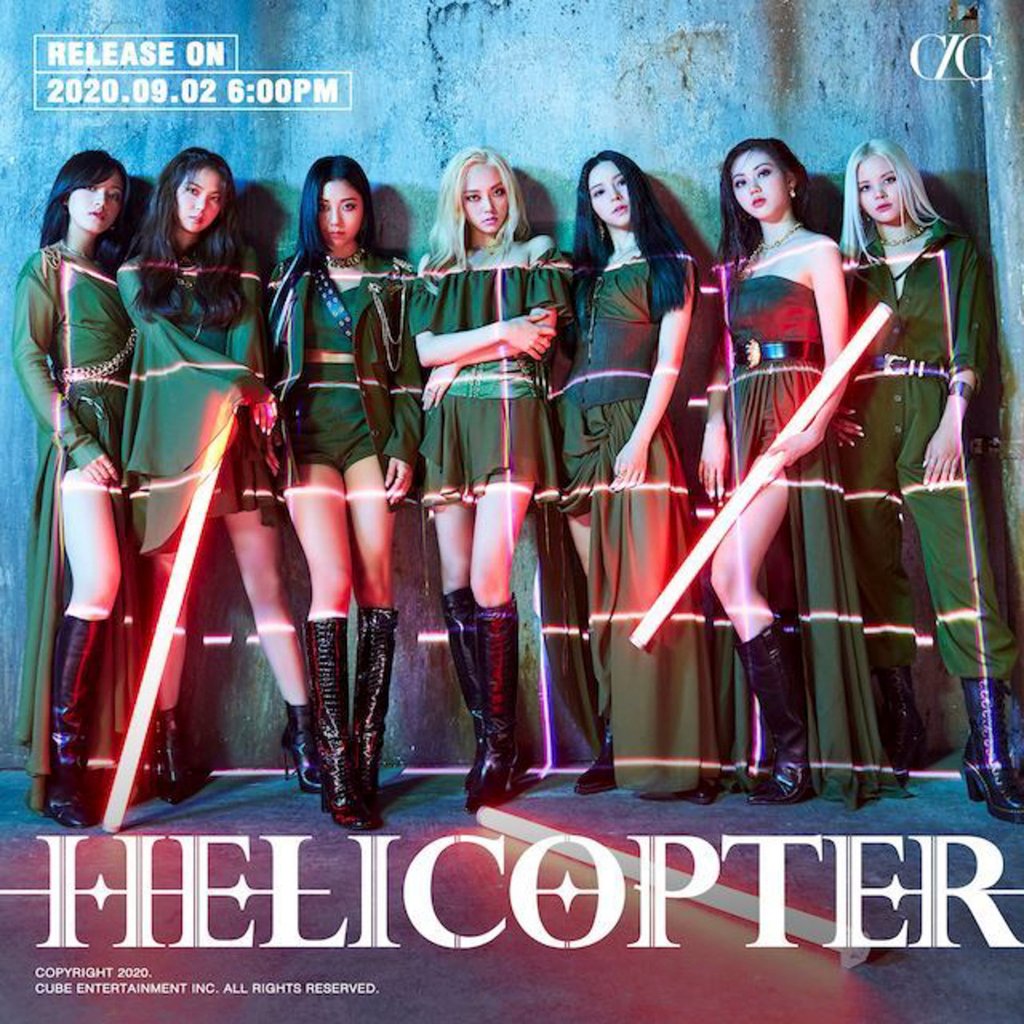 K-pop girl group CLC’s song Helicopter was released in 2020. Photo: courtesy of Cube Entertainment