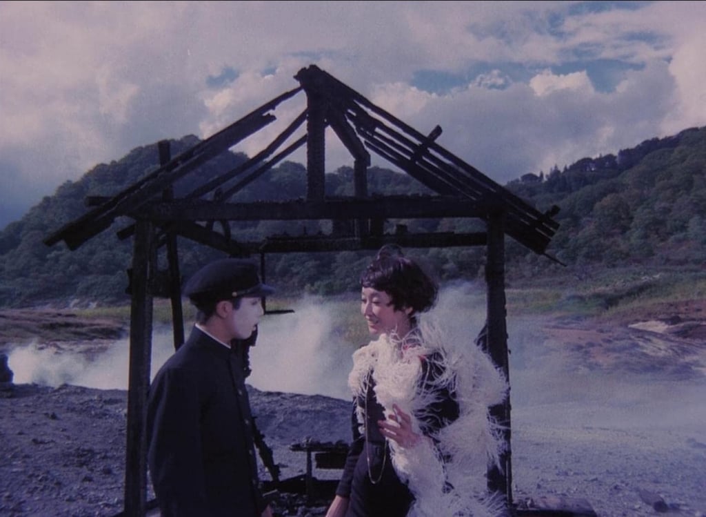 A scene from Shuji Terayama’s film “Pastoral: To Die in the Country” (1974). A scene from Shuji Terayama’s film “Pastoral: To Die in the Country” (1974).