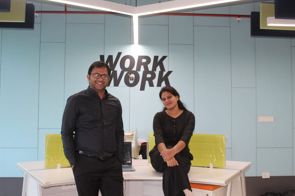 Yashwant Suthar (left) and Neelam Singh co-founded Lootel in India in 2017. Photo: Lootel