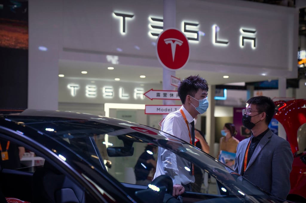 China’s is Tesla’s second-largest market after the US. Photo: AP Photo China’s is Tesla’s second-largest market after the US. Photo: AP Photo