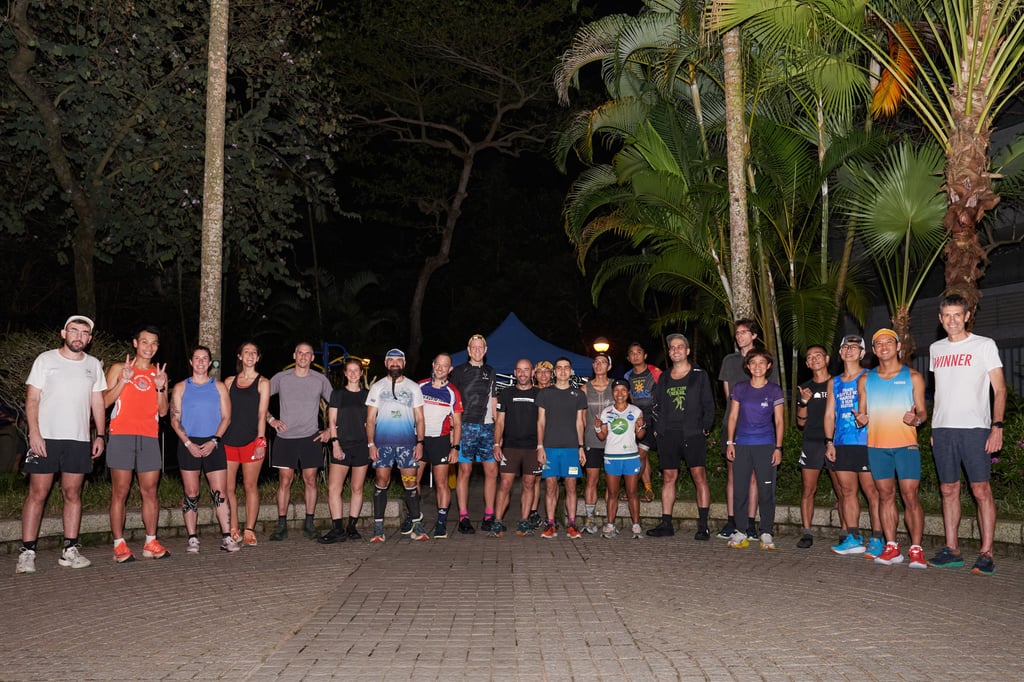 The participants of 2023 Big Boar’s Backyard Challenge, the race with no end. Photo: Lucien Chan