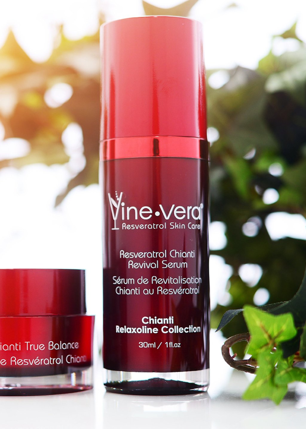 Vine Vera’s Resveratrol Chianti Revival Serum. Photo: Handout Vine Vera’s Resveratrol Chianti Revival Serum. Photo: Handout