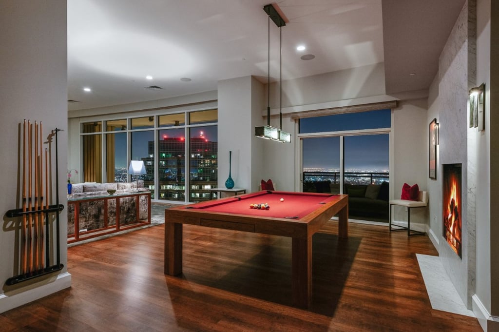 There’s a dedicated games room at Rihanna’s new property. Photo: Compass