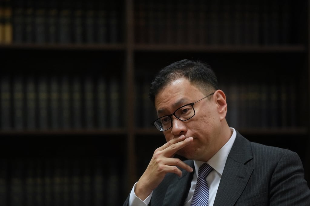 Hong Kong Bar Association chairman Victor Dawes said the five-day visit to Beijing allowed the delegation to enjoy a “candid exchange” with Shen Chunyao, chairman of both the legislative affairs committee and Basic Law committee of the National People’s Congress Standing Committee. Photo: Elson Li