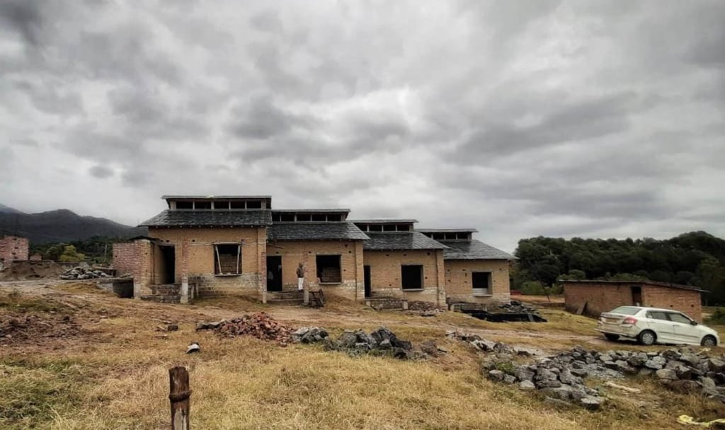 Mud homes in northwest India, which are being built by architect Savneet Kaur. Photo: Handout