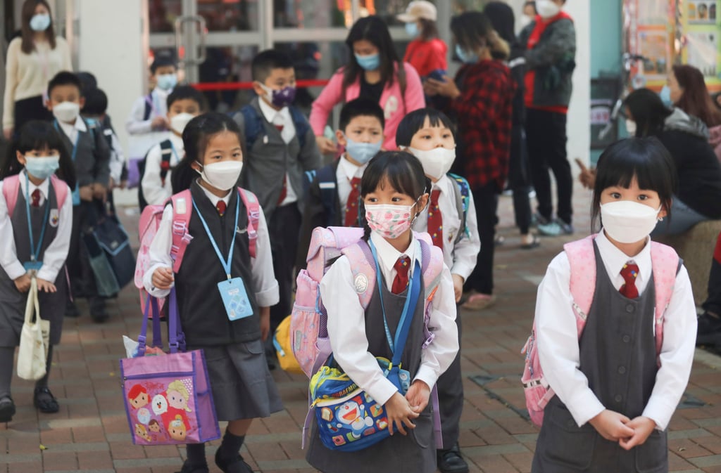 Primary school students in Tin Shui Wai. Photo: Xiaomei Chen Primary school students in Tin Shui Wai. Photo: Xiaomei Chen