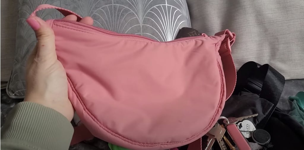 Uniqlo’s Round Mini Shoulder Bag. Photo: Karrie Kendel/YouTube