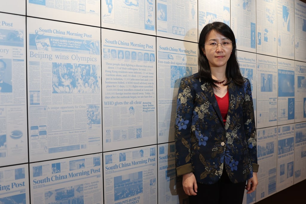 Winnie Wu, chief China equity strategist, seen during an interview with SCMP in December 2022. Photo: Edmond So