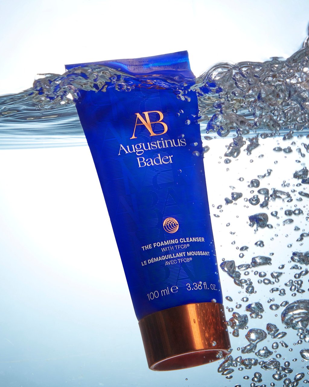 Augustinus Bader’s foaming cleanser uses the TFC8 technology to help reduce pigmentation. Photo: Augustinus Bader