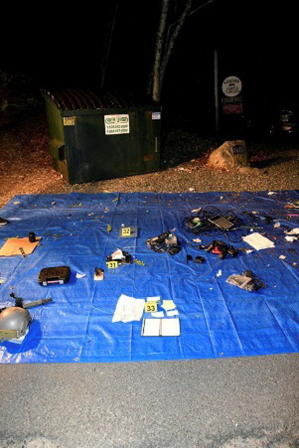 Photo evidence collected during the investigation into US Air National Guardsman Jack Teixeira, who is accused of leaking classified documents online. Photo: Reuters