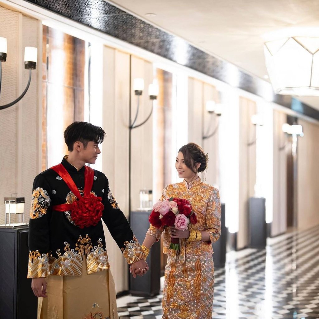 Carlos Chan and Shiga Lin combined traditional and modern elements for their wedding on April 24. Photo: @butterjamvisuals/Instagram