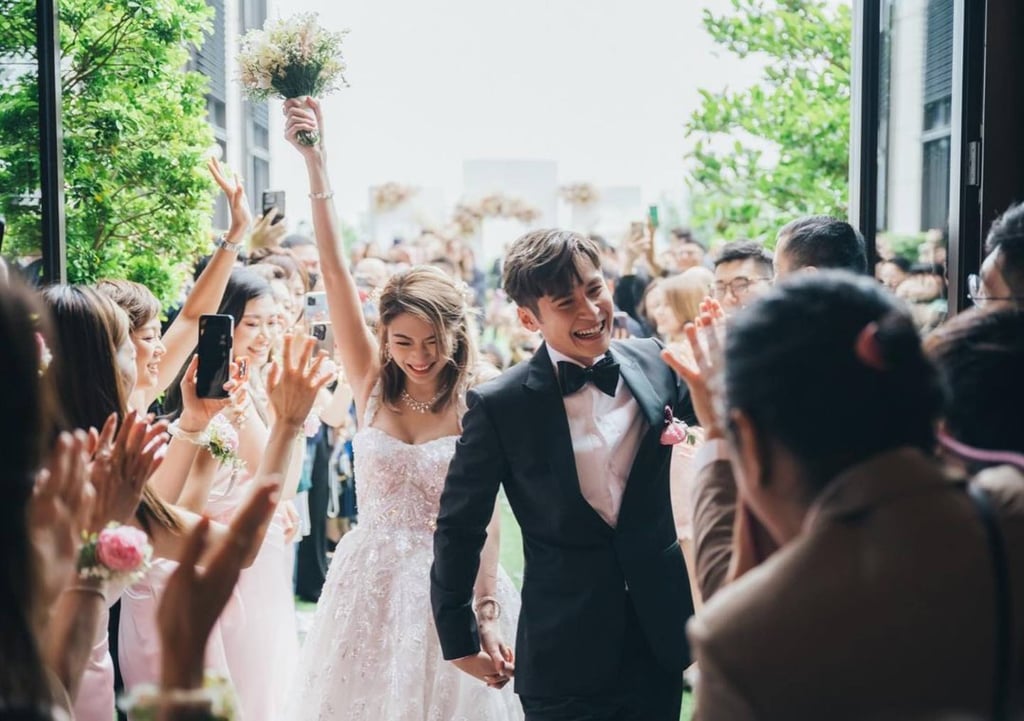 Carlos Chan and Shiga Lin got married on April 24 at the Rosewood Hong Kong hotel. Photo: @butterjamvisuals/Instagram
