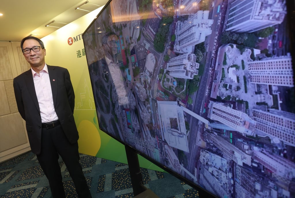 David Tang Chi-fai, property and international business director at MTR Corp, in Hong Kong on Sunday. Photo: Jonathan Wong