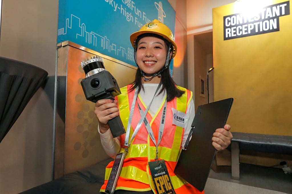 Jessy Wang from Skyland Innovation, overall champion and PropTech winner at EPiC 2023. Photo: Handout Jessy Wang from Skyland Innovation, overall champion and PropTech winner at EPiC 2023. Photo: Handout
