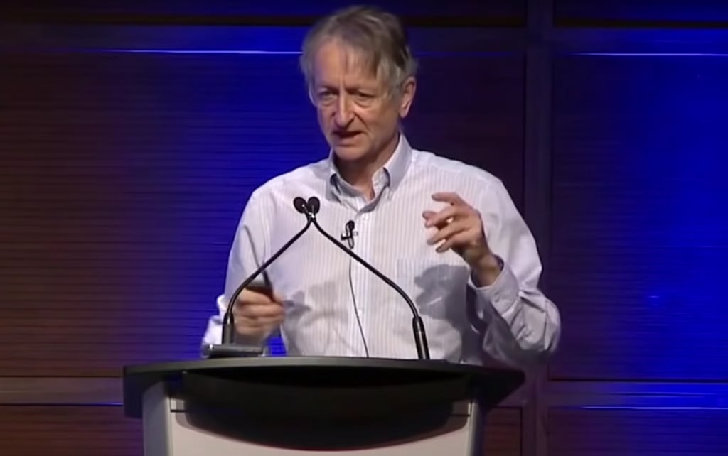 British-Canadian computer scientist Geoffrey Hinton created a foundation technology for artificial intelligence systems. Photo: YouTube British-Canadian computer scientist Geoffrey Hinton created a foundation technology for artificial intelligence systems. Photo: YouTube