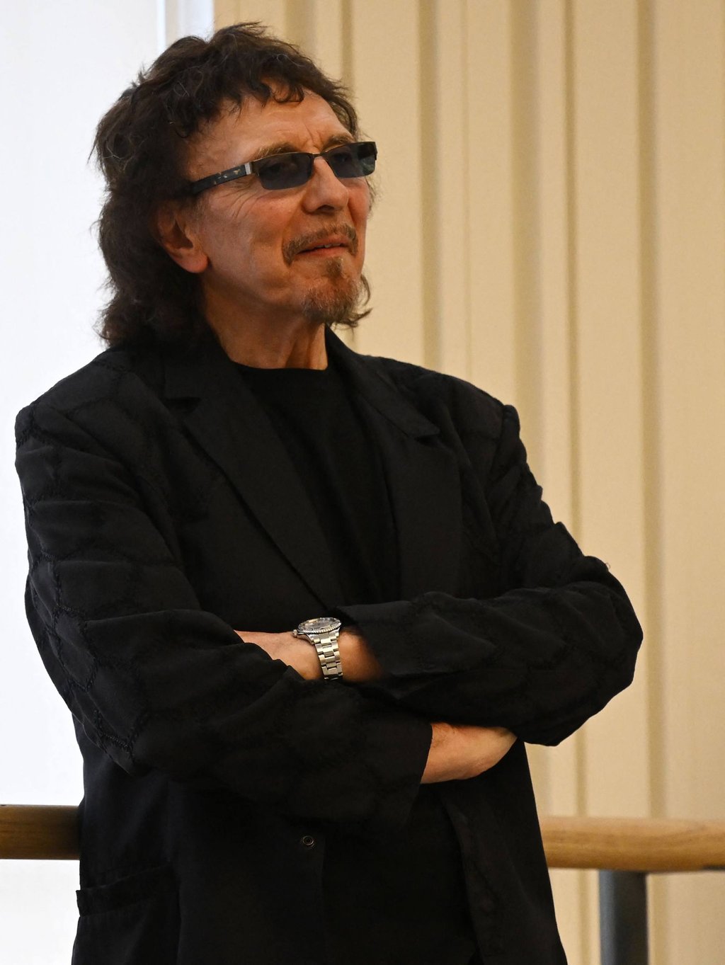 Black Sabbath guitarist Tony Iommi watches a rehearsal for “Black Sabbath – the Ballet”. Photo: AFP