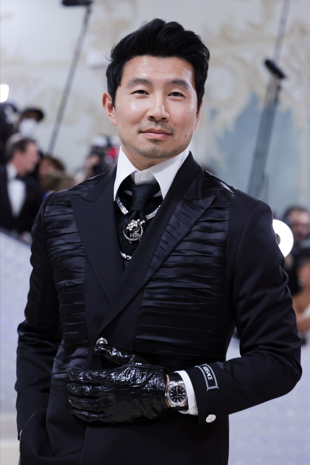 Canadian actor Simu Liu arrives on the carpet for the 2023 Met Gala, the annual benefit for the Metropolitan Museum of Art’s Costume Institute, in New York, New York, US, on May 1. Photo: EPA-EFE