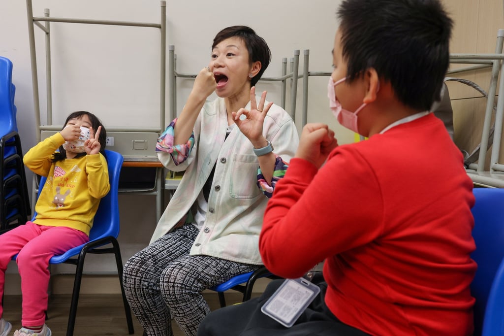 Chau leads a laughter yoga course in Hong Kong. Photo: Edmond So Chau leads a laughter yoga course in Hong Kong. Photo: Edmond So