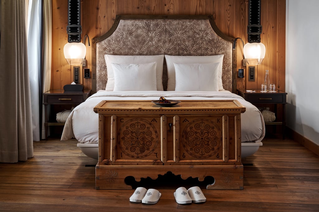 The Alpina Gstaad Sleep Suite. Photo: The Alpina Gstaad