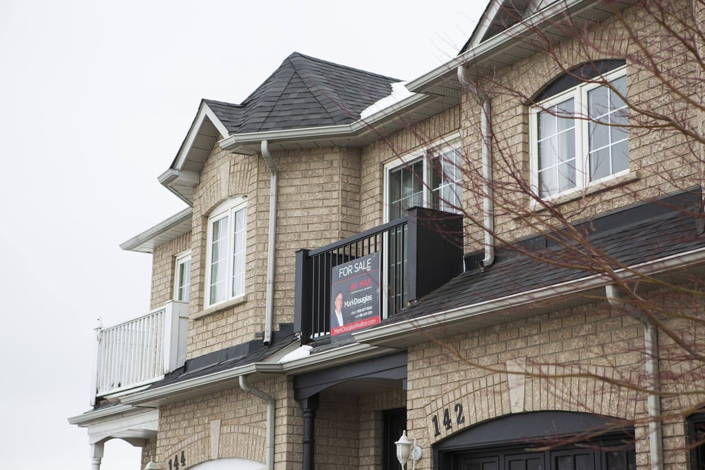 A home for sale in Georgetown, Ontario, Canada. Photo: Bloomberg