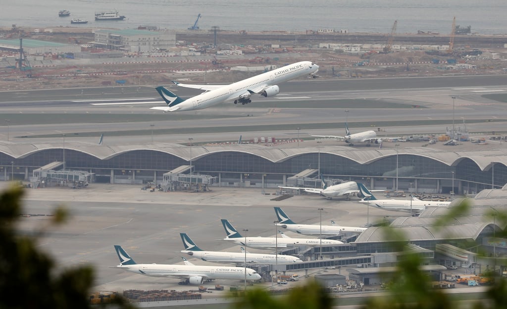 The Hong Kong Airport Authority said last month that while cargo rose 5.8 per cent in March against a year ago, the increase was primarily due to a low base of comparison. Photo: Yik Yeung-man