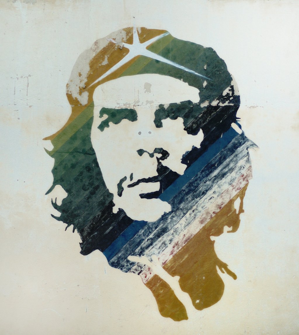 A painting of Argentine revolutionary Che Guevara on a wall in Old Havana, Cuba. Photo: Shutterstock
