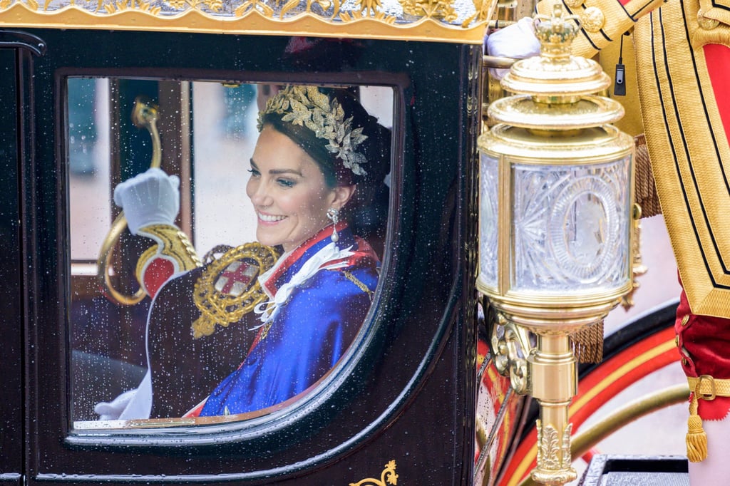 Princess of Wales, Kate Middleton, is seen at The Mall opposite to Marlborough Road following Britain’s King Charles’ coronation ceremony in London, Britain, on May 6. Photo: Reuters