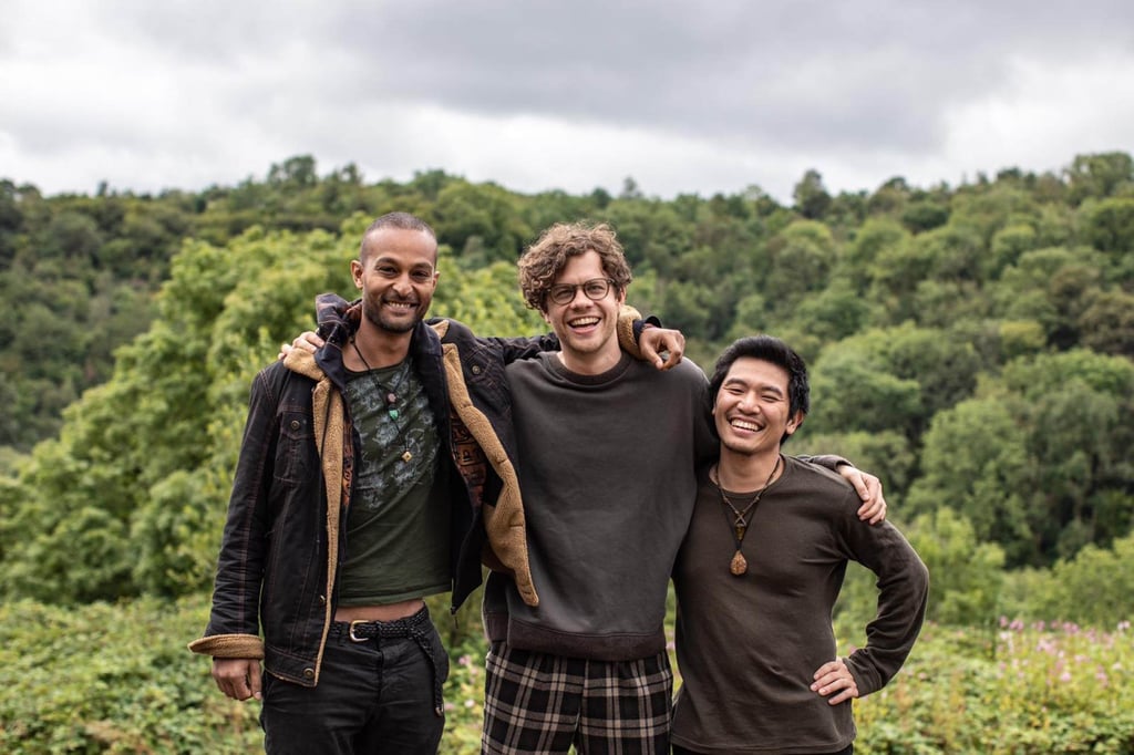 (From left) Nige Netzband, Simon Ruffell and Wai-fung Tsang are co-founders of non-profit research organisation Onaya Science. Photo: Ey Up Films