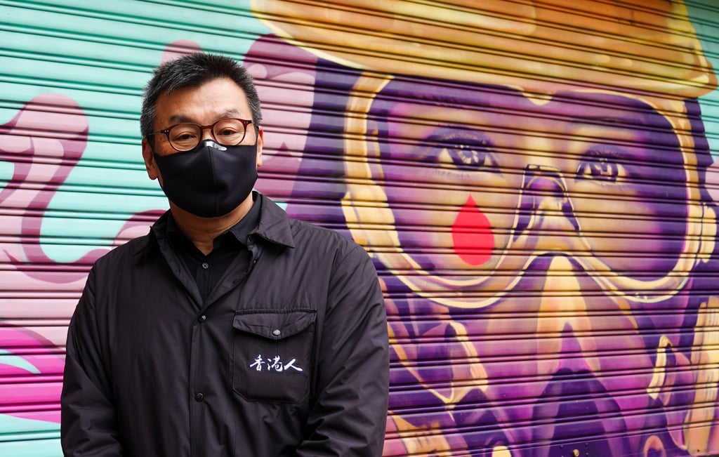 Herbert Chow in front of a former store in Tin Hau. Photo: Sam Tsang