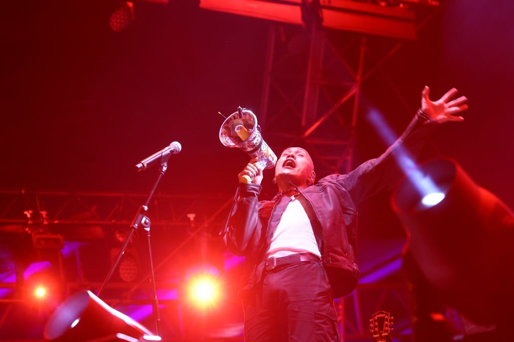Huang Xuan aka Yellow performing at Clockenflap, Hong Kong’s Music & Art Festival at Central Harbourfront, on March 3. Photo: Dickson Lee Huang Xuan aka Yellow performing at Clockenflap, Hong Kong’s Music & Art Festival at Central Harbourfront, on March 3. Photo: Dickson Lee