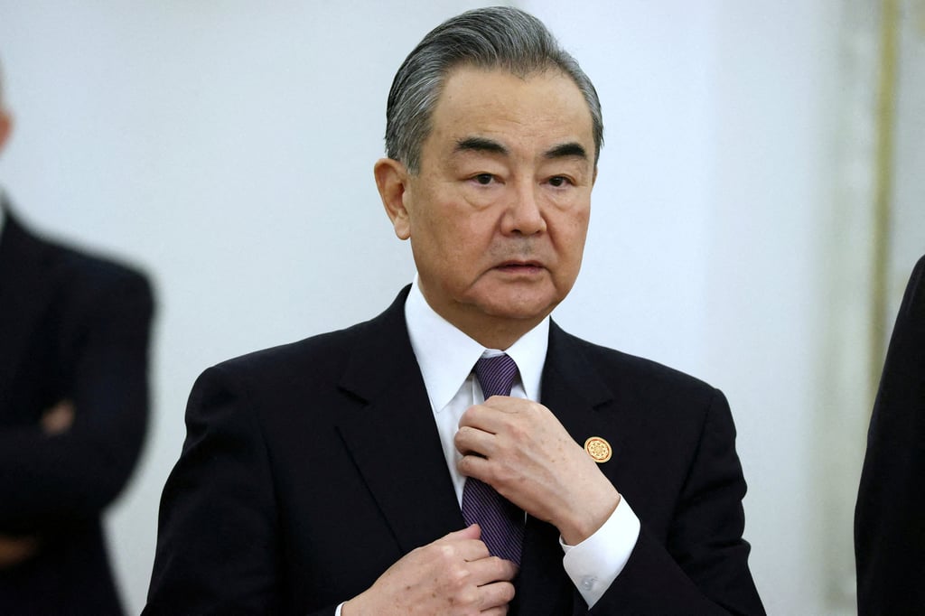 China’s state media said that Wang Yi “comprehensively elaborated on China’s solemn position on the Taiwan issue”. Photo: Sputnik via Reuters