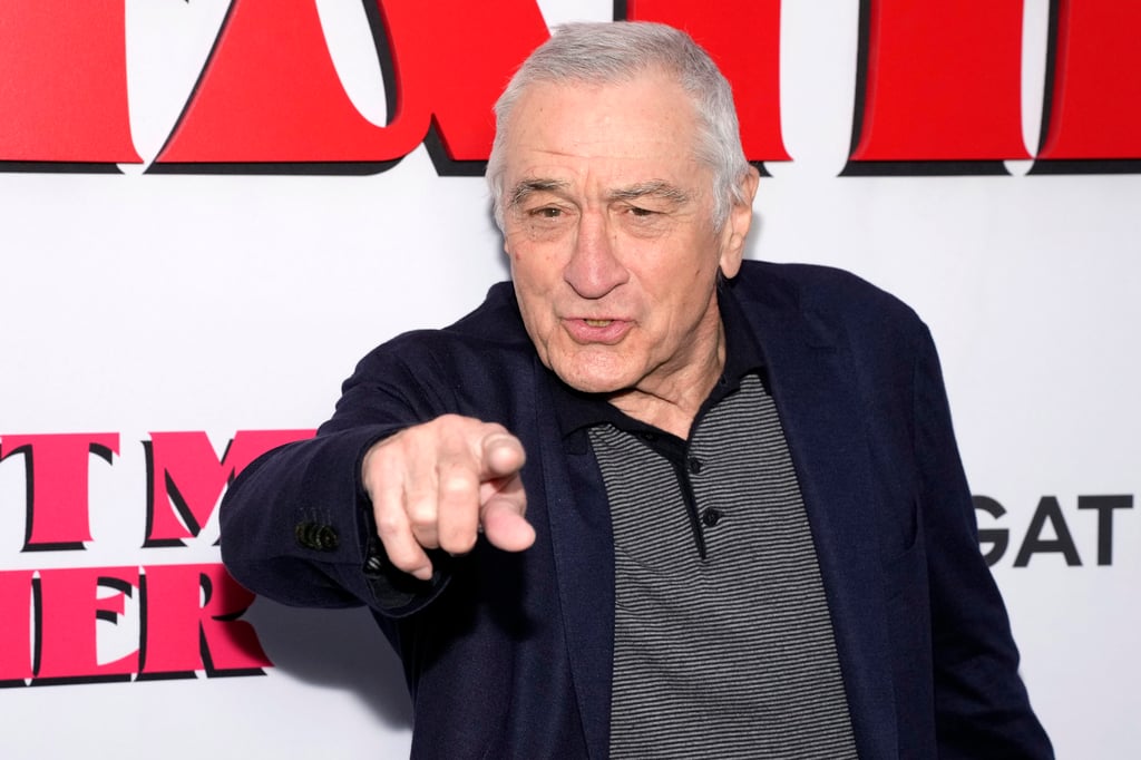 Robert De Niro attends the About My Father premiere at the SVA Theater on May 9, in New York. Photo: AP Robert De Niro attends the About My Father premiere at the SVA Theater on May 9, in New York. Photo: AP
