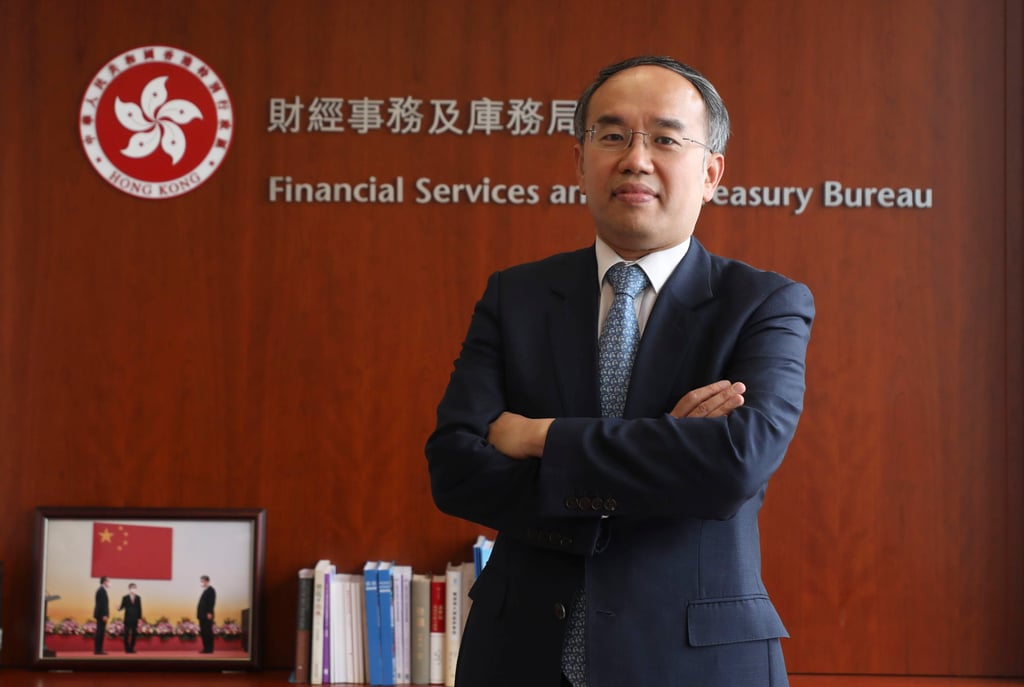 Secretary for Financial Services and the Treasury, Christopher Hui Ching-yu. Photo: Xiaomei Chen