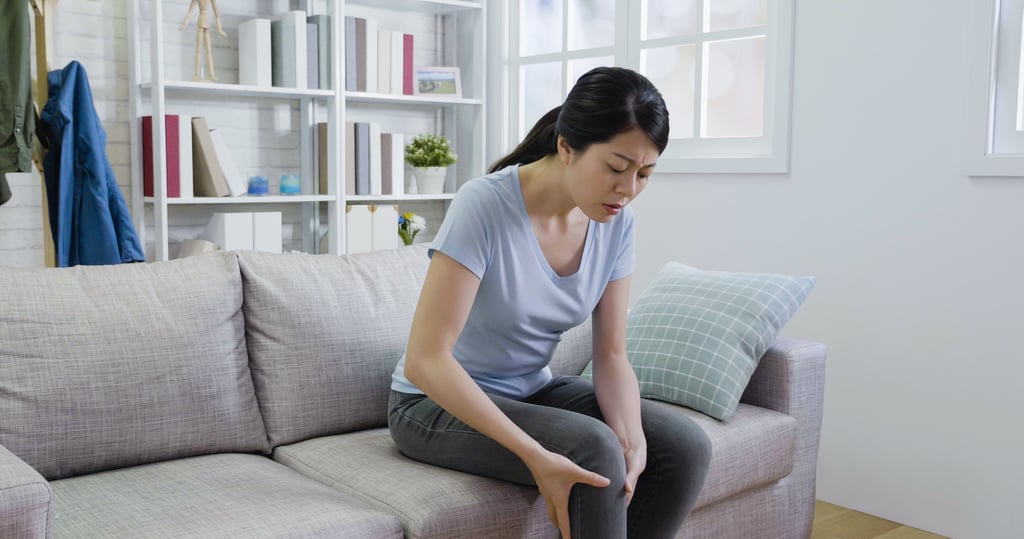 Even simple tasks like standing up or sitting down can be painful with tendinopathy. Photo: Shutterstock Even simple tasks like standing up or sitting down can be painful with tendinopathy. Photo: Shutterstock