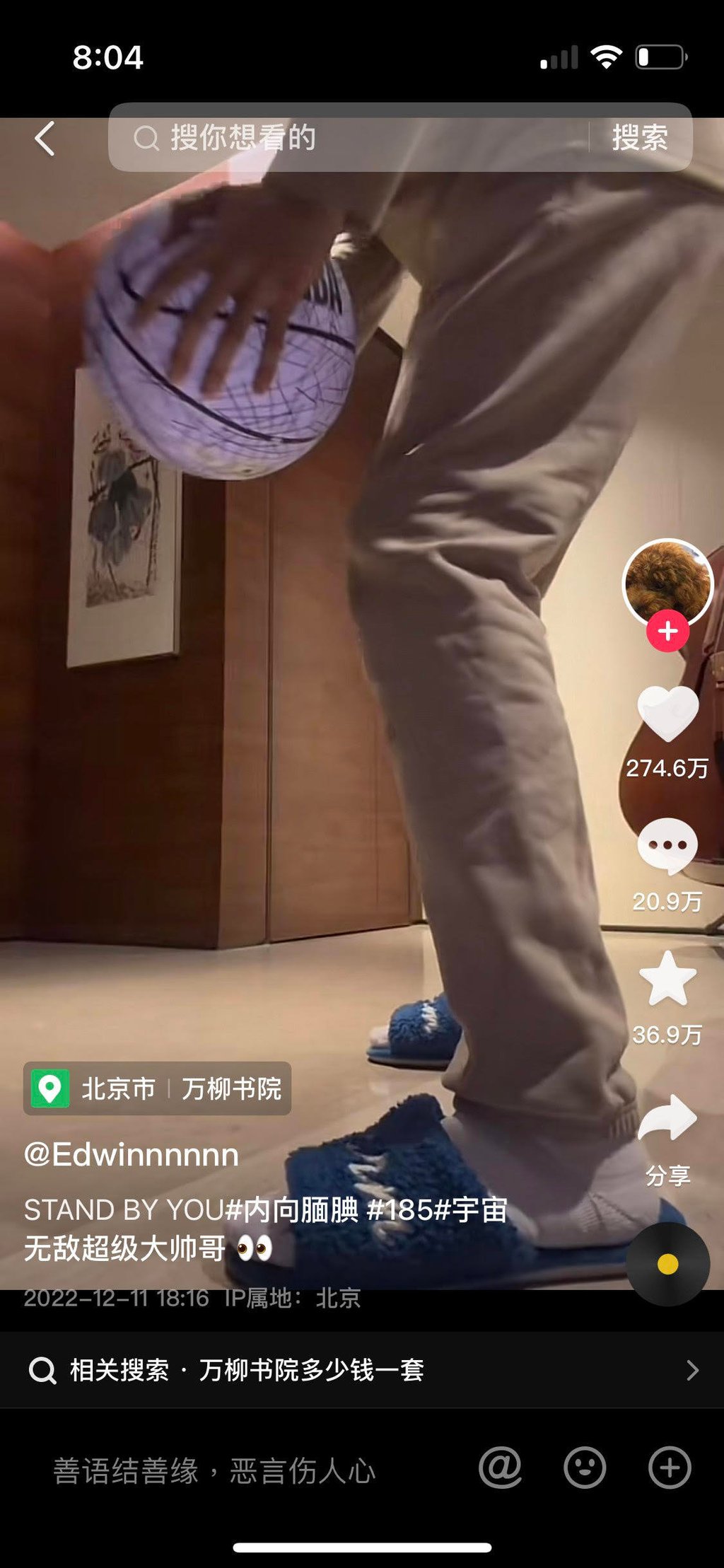 When a mystery teenager posted a video of himself playing basketball at his home, internet users were quick to notice he lived in Wanliu House, an ultra-luxury residence in downtown Beijing. Photo: Handout