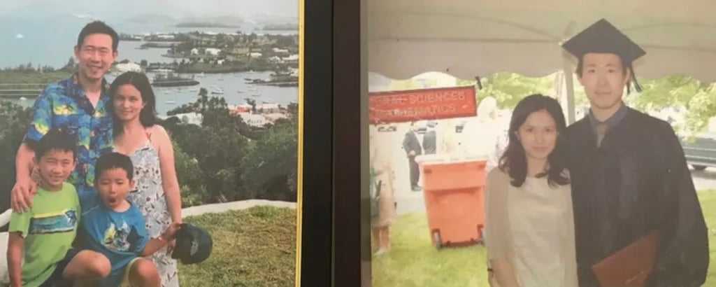 Photos of Haoyang Yu and his family from the GoFundMe account set up for his legal defence. Photo: GoFundMe Photos of Haoyang Yu and his family from the GoFundMe account set up for his legal defence. Photo: GoFundMe